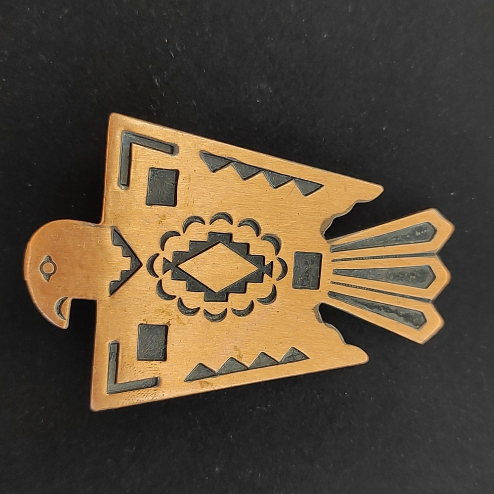 Solid Copper Pin Bell Trading Post Southwestern T… - image 3